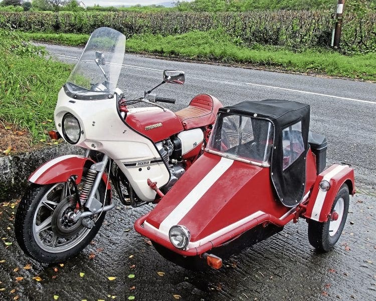 Honda motorcycle with on sale sidecar for sale